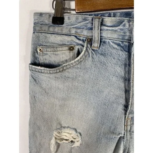 Ksubi Men's Size 30x29‎ Light Blue Distressed Jeans
